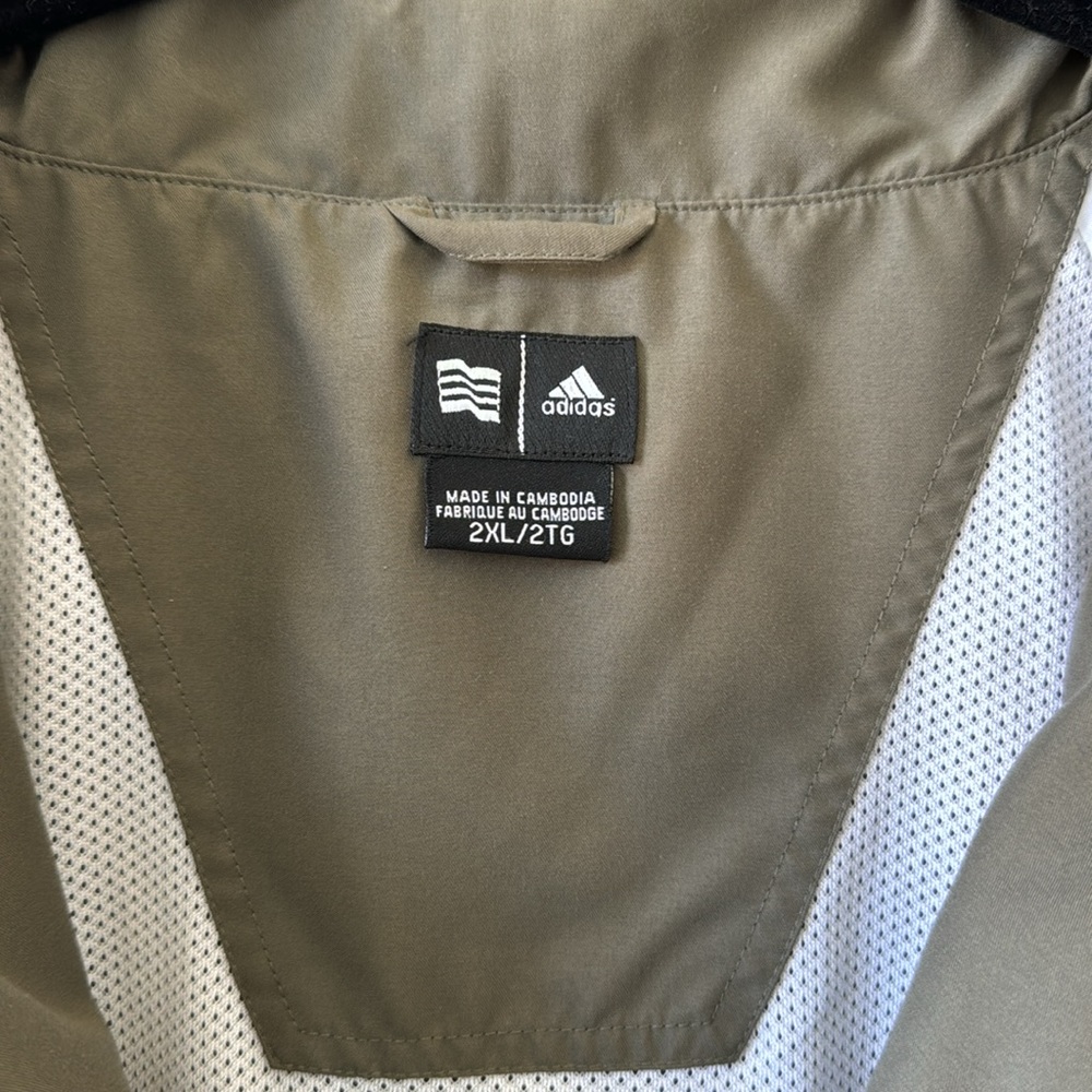 Adidas Clamshell Pullover Jacket 2xl - image 2